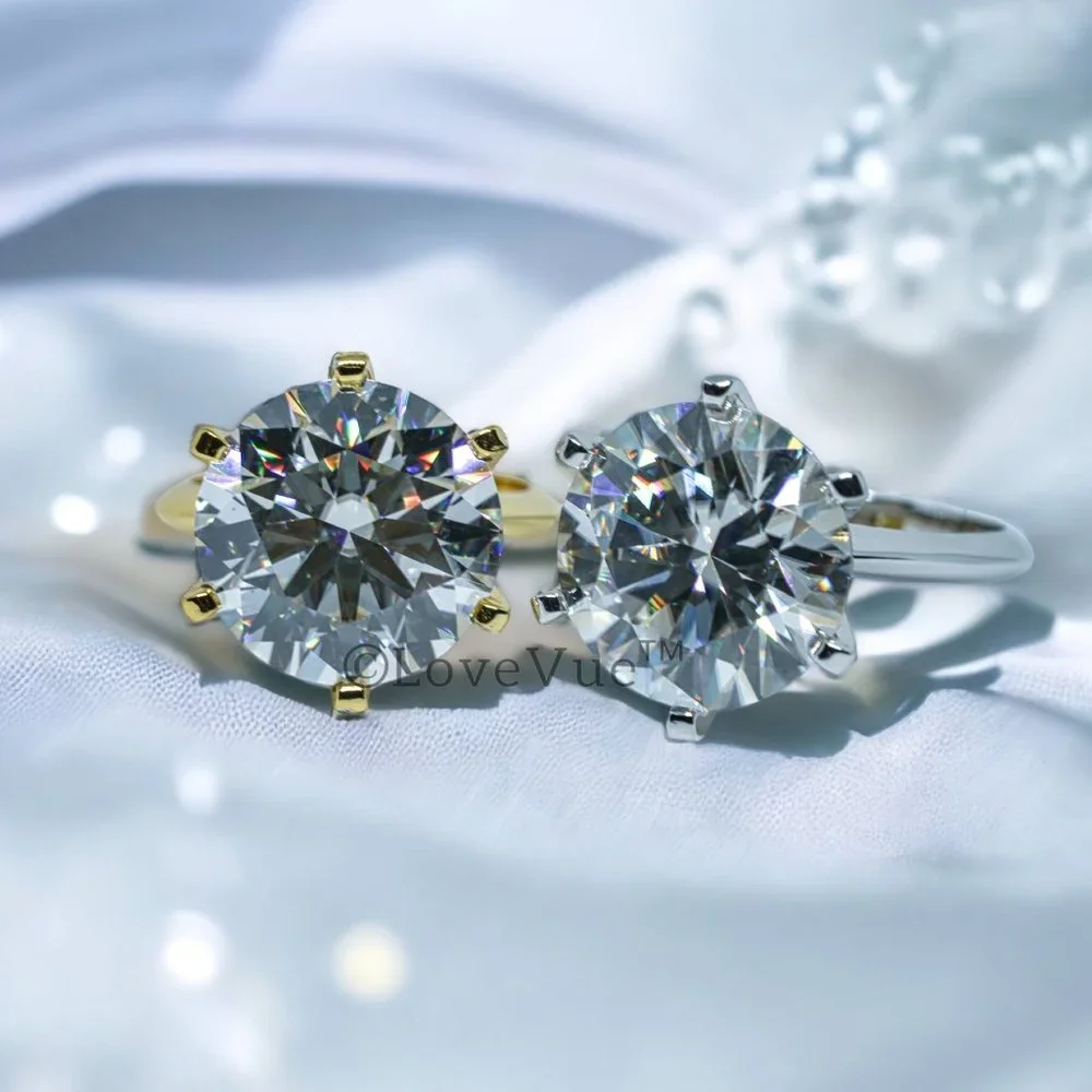 Certified 10ct. t.w. Diamond Large Brilliant Solitaire Engagement Wedding Ring - Picture 7 of 16